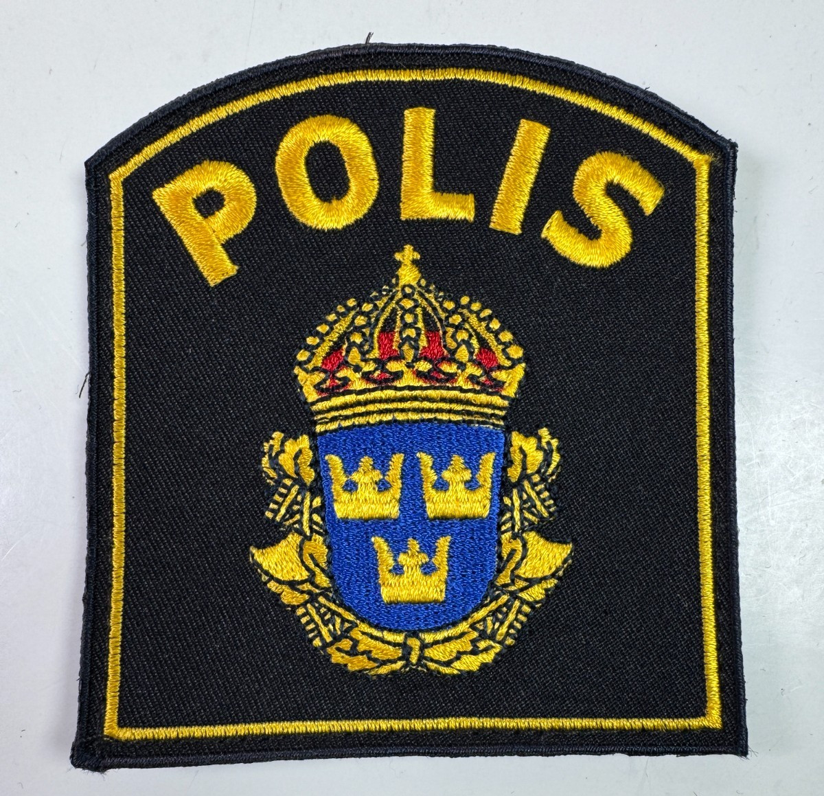 Sweden Polis Europe Police Hook & Loop Patch Y6G