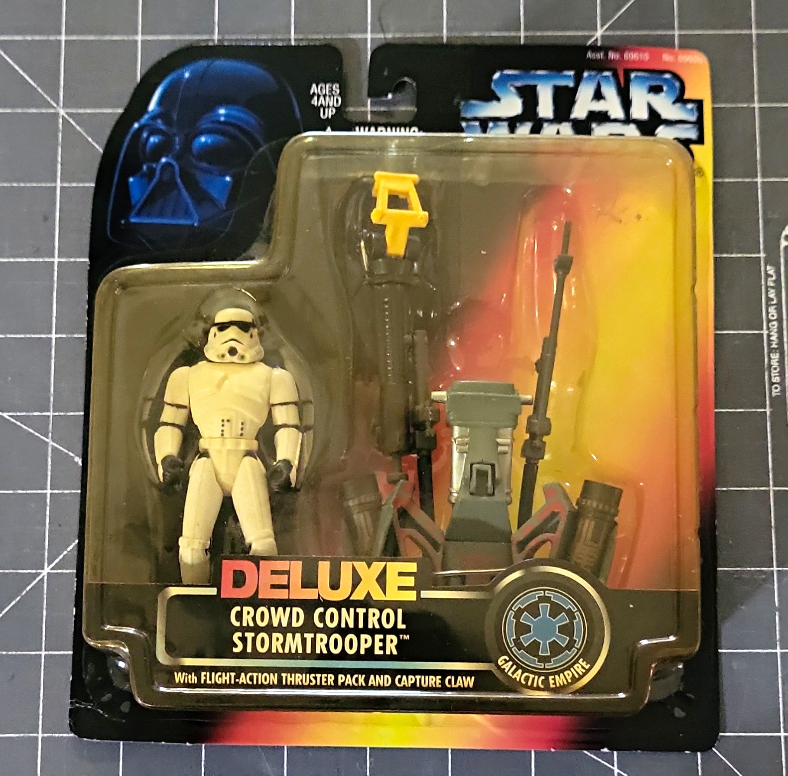 Kenner Star Wars Shadows of the Empire Deluxe Crowd Control Stormtrooper 1996 Kenner Star Wars Shadows of the Empire Deluxe Crowd Control Stormtrooper 1996