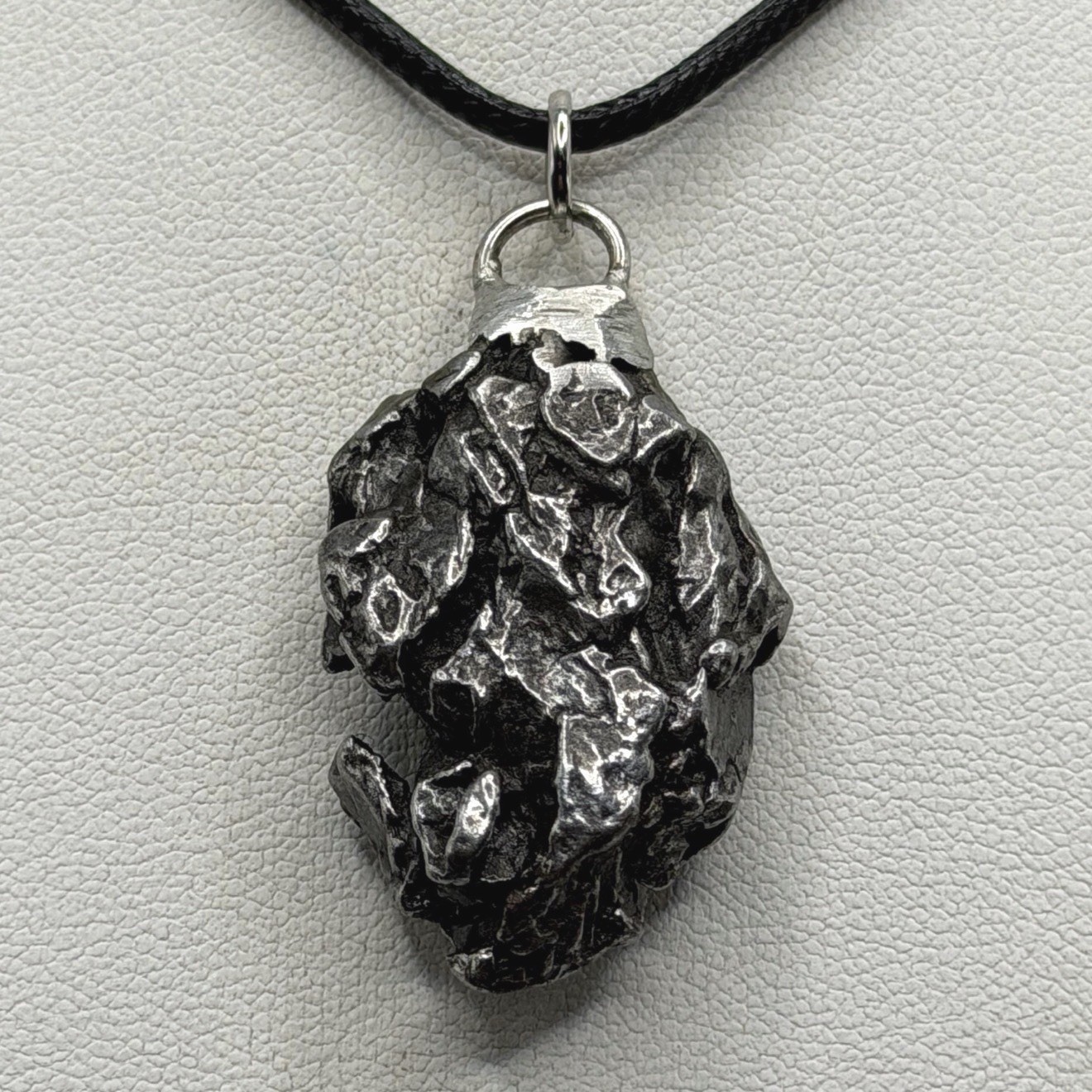 Campo del Cielo Meteorite Pendant, Astronomy Gift, Space Gift, COA, 20.00 grams