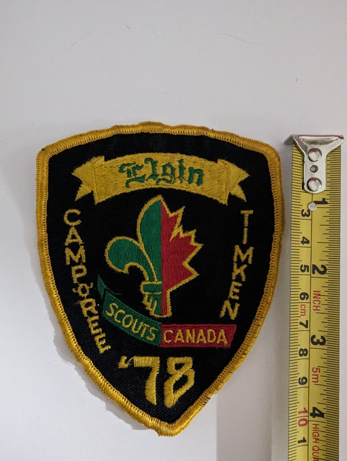 Vintage Boy Scout Cubs Patch Elgin Camoiree TIMKEN Scouts Canada 1978 Vintage Boy Scout Cubs Patch Elgin Camoiree TIMKEN Scouts Canada 1978