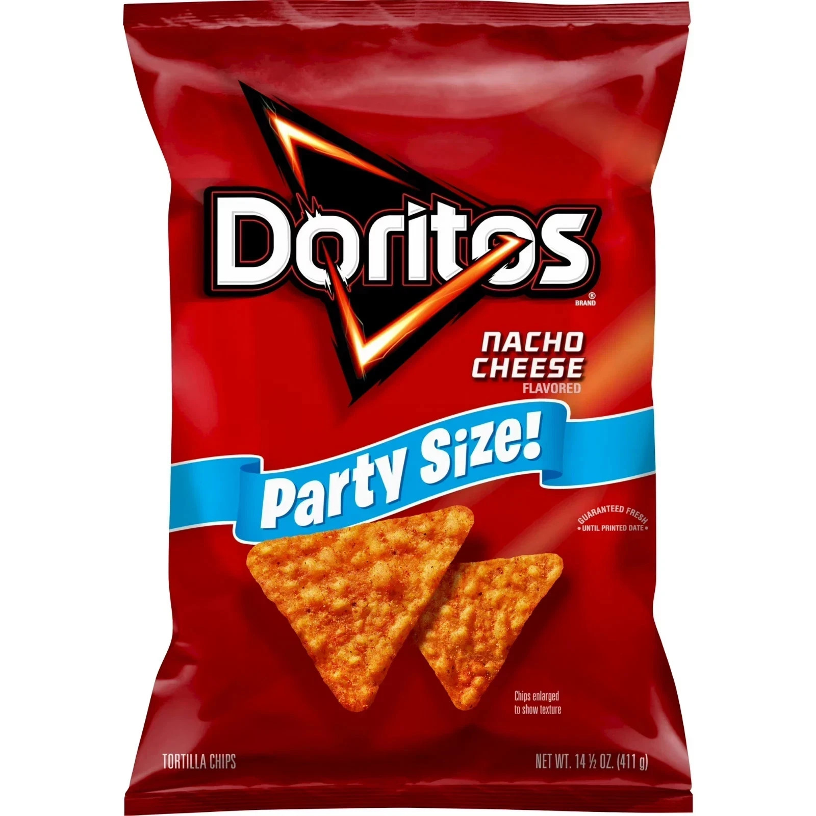 Doritos Nacho Cheese Tortilla Chips 14.5 oz Large Party Size Bag Snack Doritos Nacho Cheese Tortilla Chips 14.5 oz Large Party Size Bag Snack