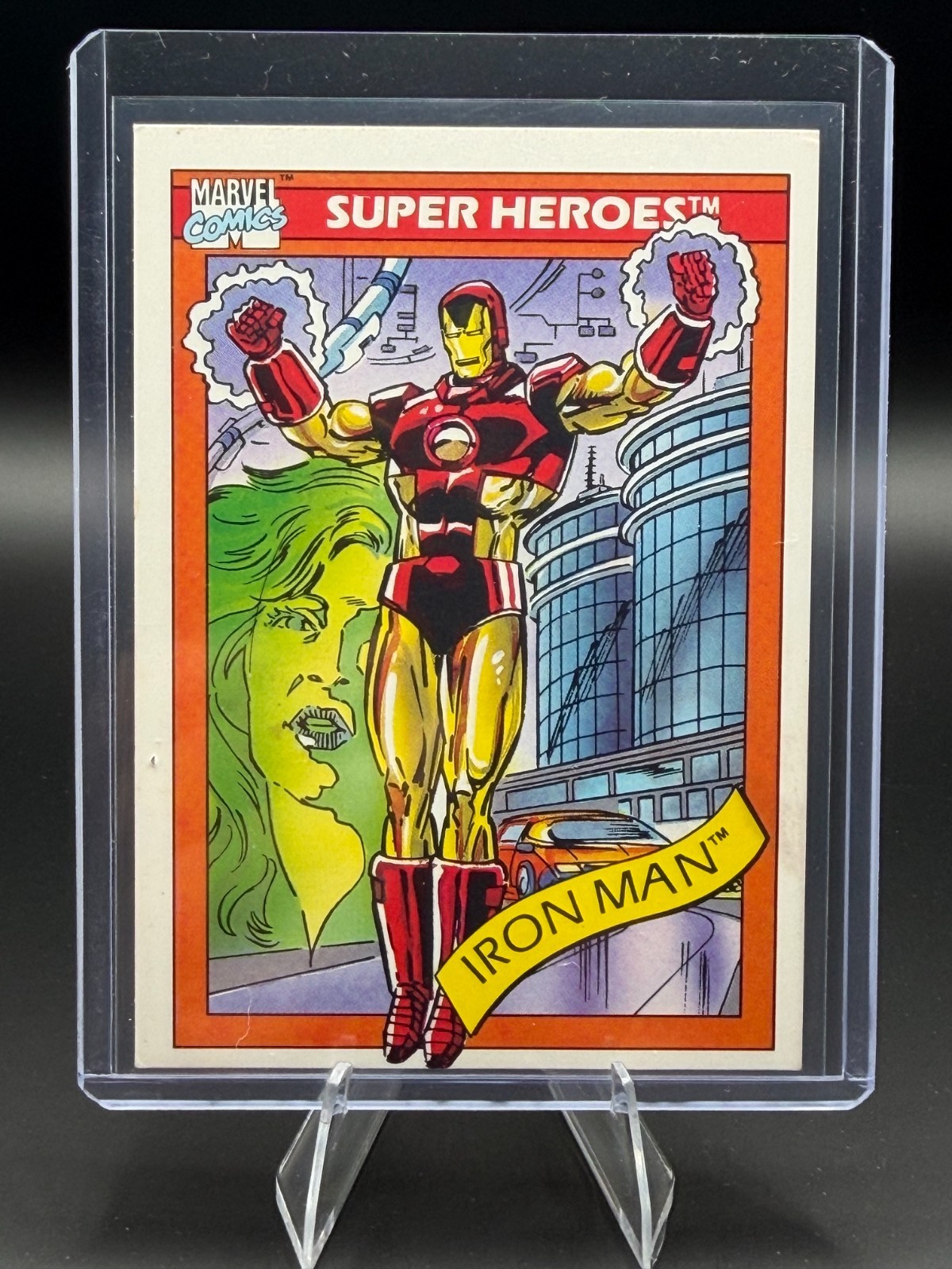 Iron Man - 1990 Impel Marvel Universe #42