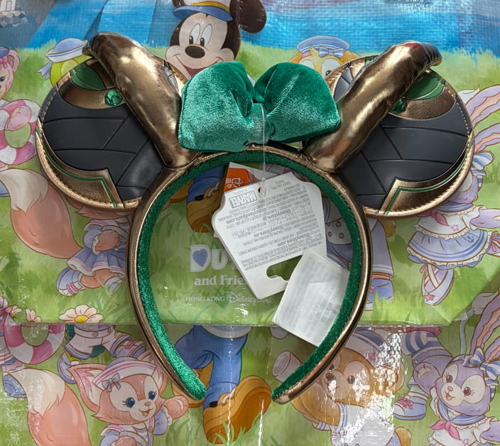 Genuine HongKong Disneyland Avengers Loki Minnie Ears Headband Disneyland New