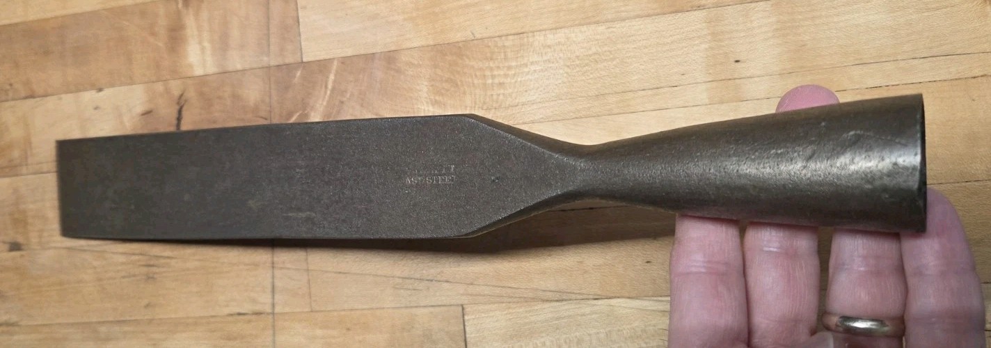 Antique Long 2” X 16” TIMBER Framing CHISEL J.  BEATTY Cast Steel