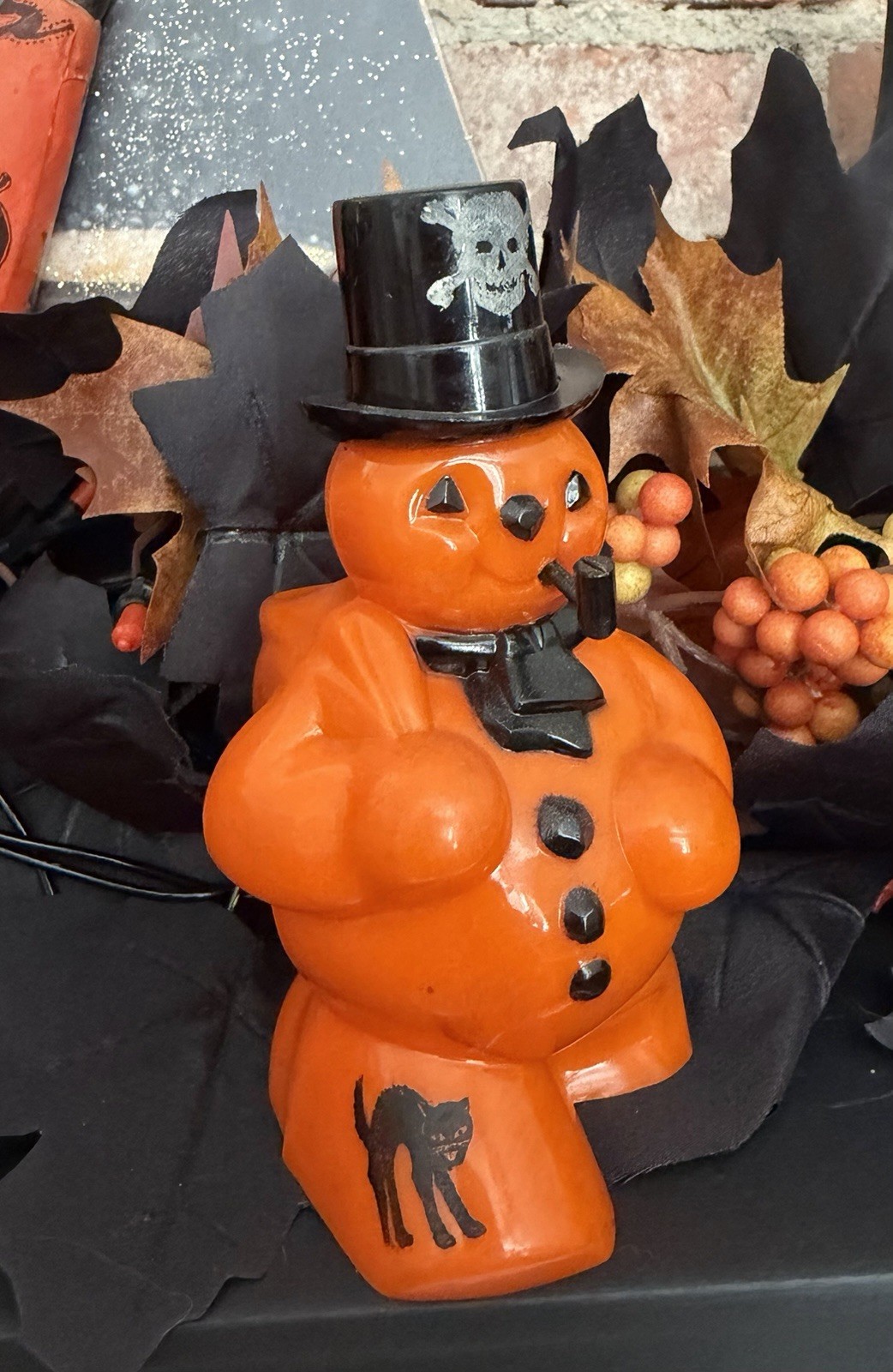 Vintage 1950s Rosbro Halloween Pirate Snowman E. Rosen/Rosbro Candy Container Vintage 1950s Rosbro Halloween Pirate Snowman E. Rosen/Rosbro Candy Container