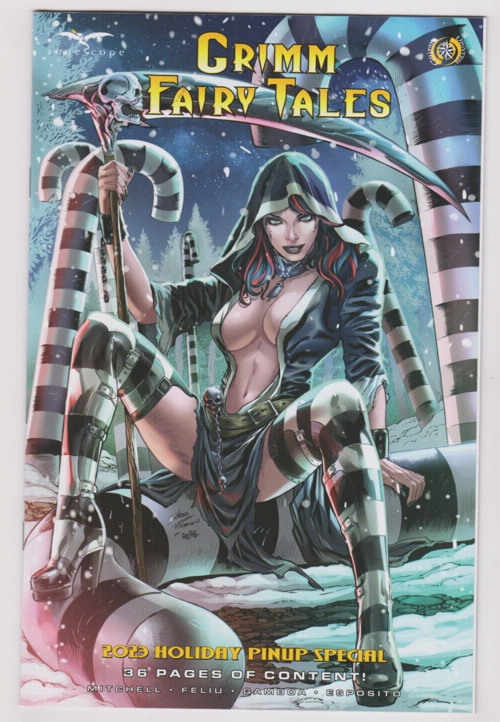 Grimm Fairy Tales 2023 Holiday Pinup Special (Dec 2023, Zenescope) Grimm Fairy Tales 2023 Holiday Pinup Special (Dec 2023, Zenescope)