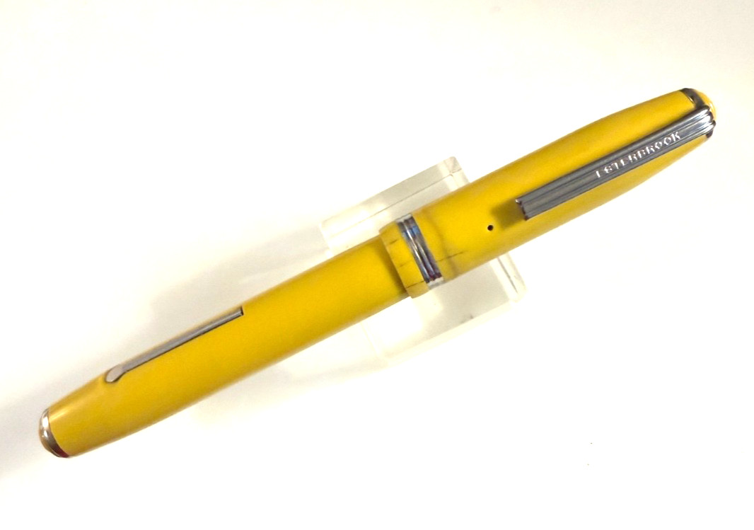 1950s Aloha Gold  Esterbrook purse fountain pen New 9450 Master FINE nib.New sac