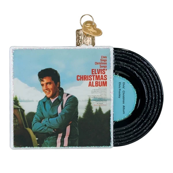 Old World Christmas FROM ELVIS\' CHRISTMAS ALBUM (38130) Glass Ornament w/OWC Box