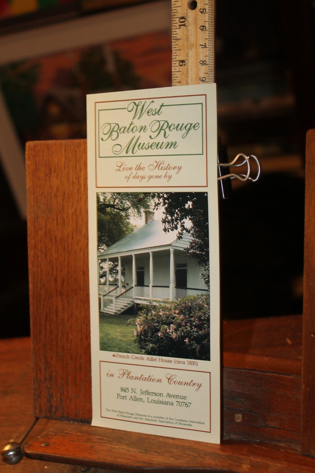 West Baton Rouge Louisiana Travel Brochure