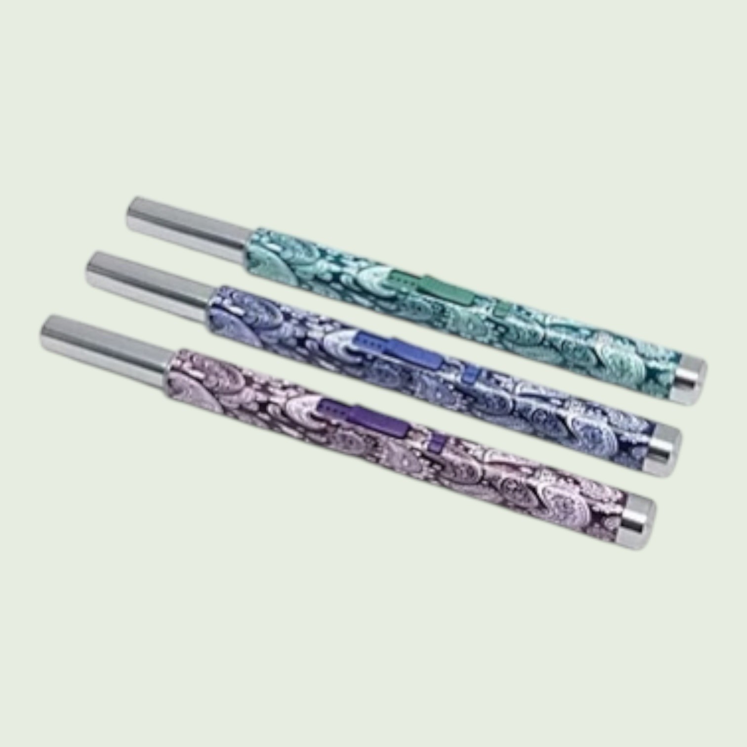 3 X Halo Plasma Rechargeable Lighters W 3 USB Cables ( Random Colors & Designs)