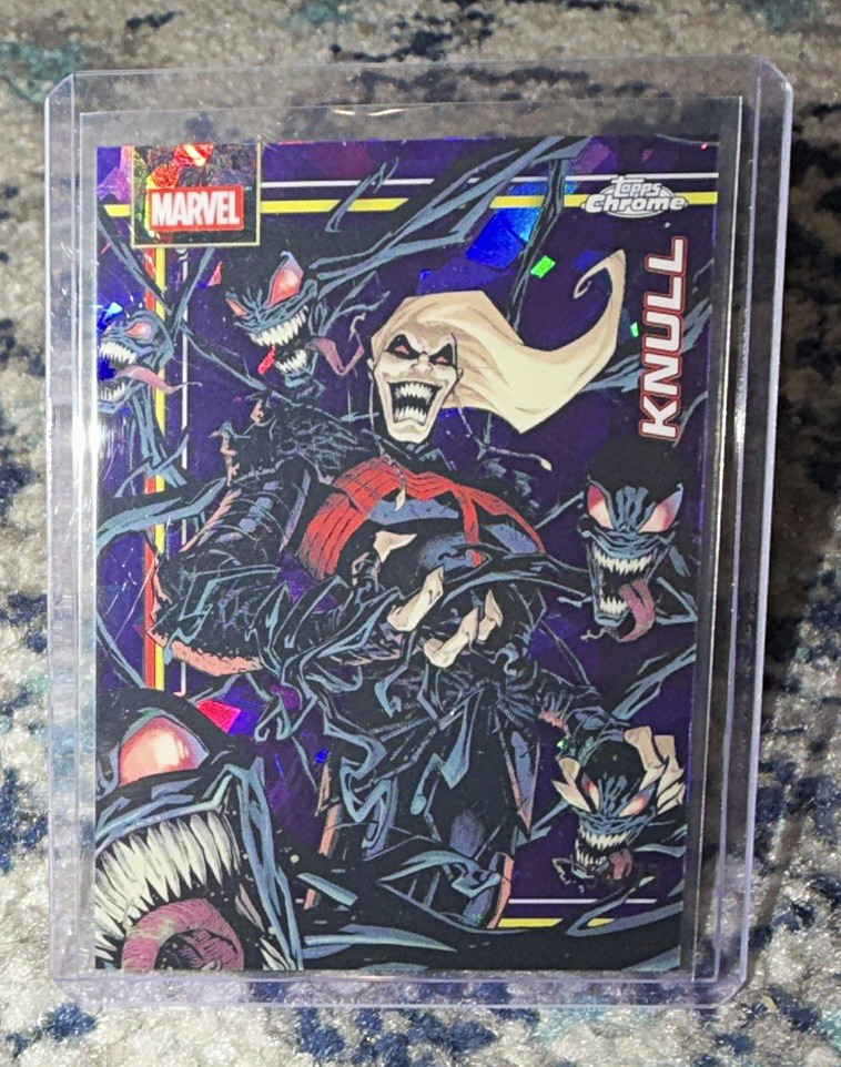 Topps 2026 Marvel Topps Chrome Knull Sapphire 54/75 Topps 2026 Marvel Topps Chrome Knull Sapphire 54/75