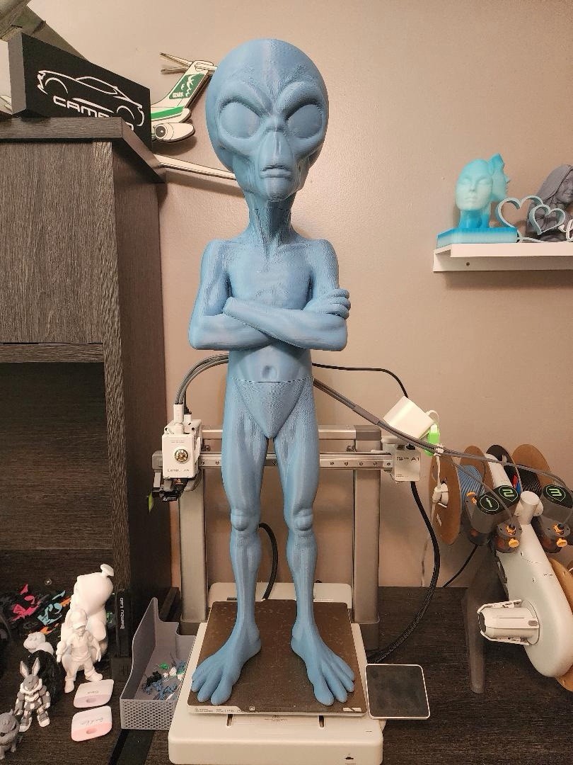 Mad Alien 3d Printed 3feet Tall