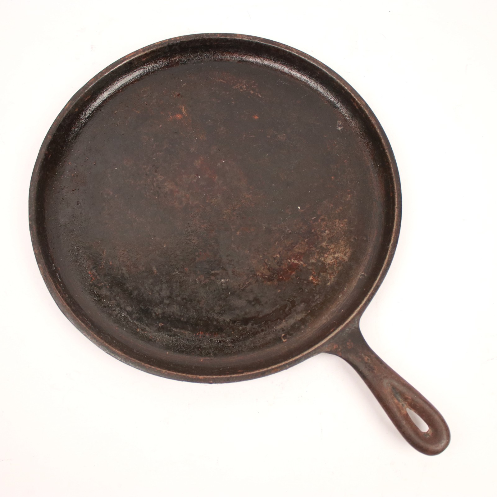Vintage # 9 Lodge Round Cast Iron Griddle OG 1960's H Pizza Pan USA 