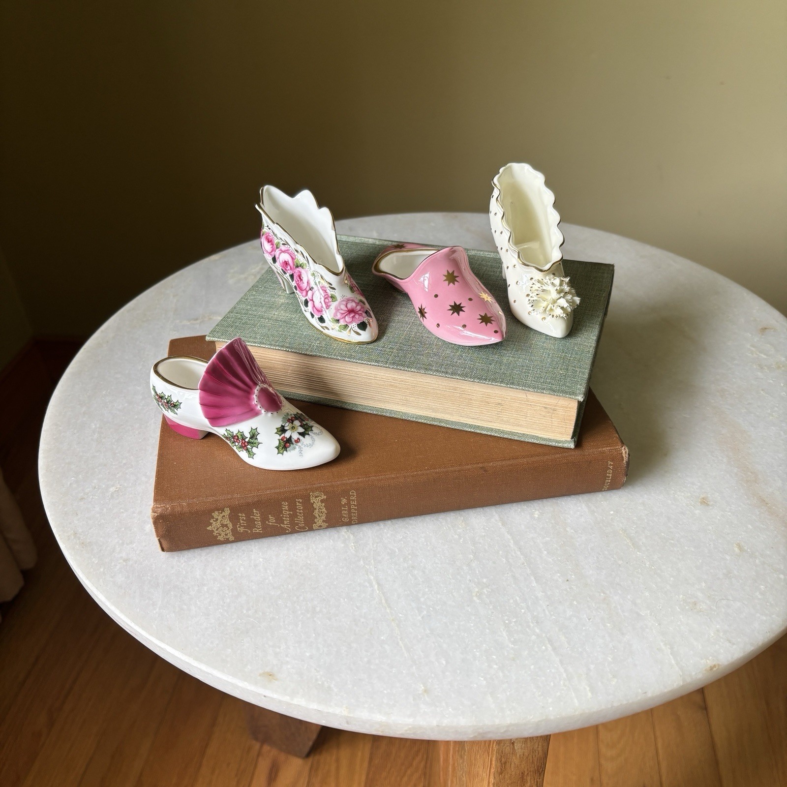 Vintage Coalport Compton & Woodhouse Bone China Shoe Collection England Ornate