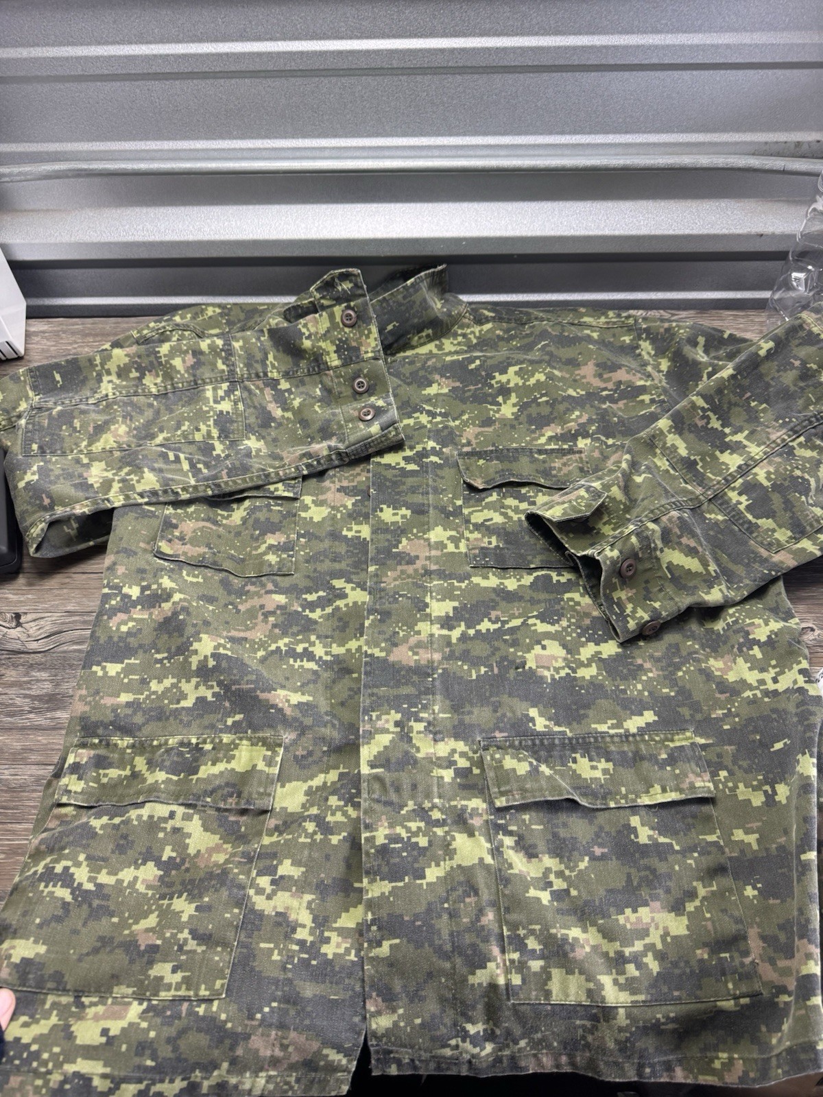 KOSOVO ARMY FSK MILITARY DIGITAL CAMO LIGHT WINTER JACKET COAT CAMOUFLAGE