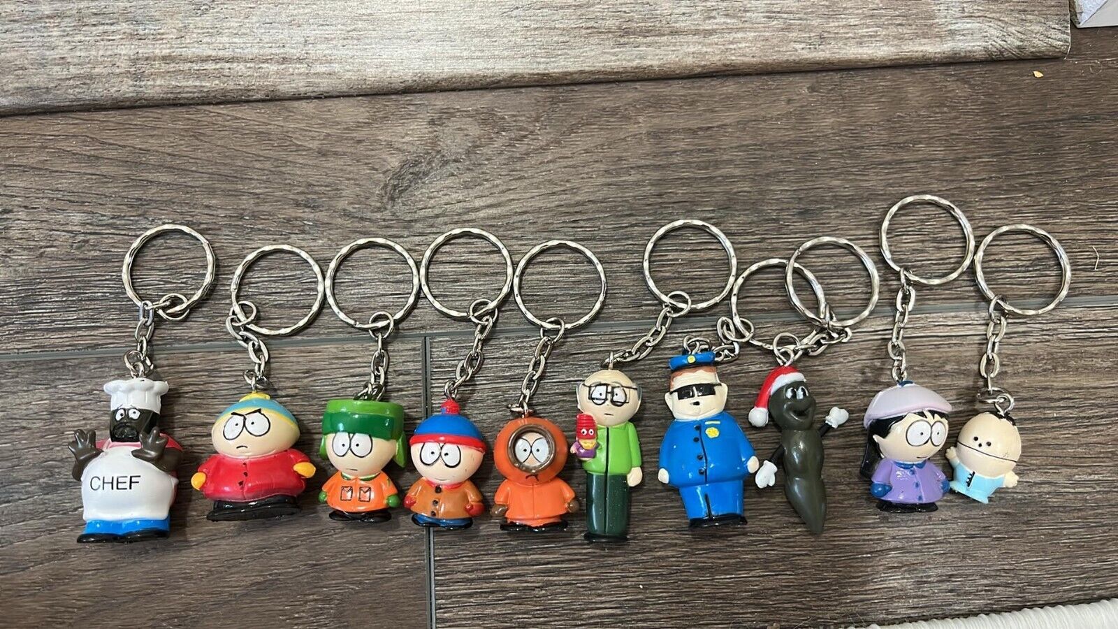 1998 South Park Mini Figure Keychain Fun 4 All Lot Keychains Small 1 inch