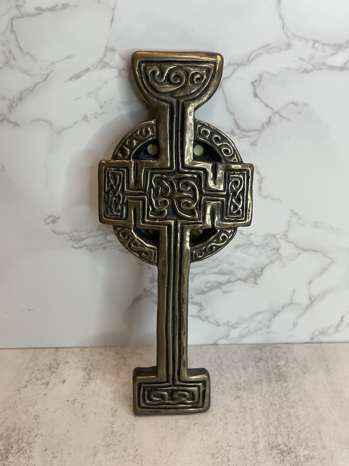 Celtic Cross Of Durrow Made In Kinsale Ireland 6.5”