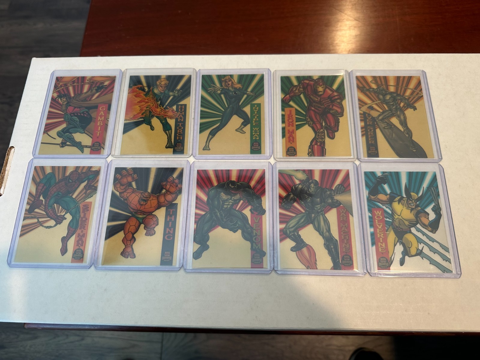 1994 Fleer Marvel Universe Suspended Animation Complete 10 Card Insert Set