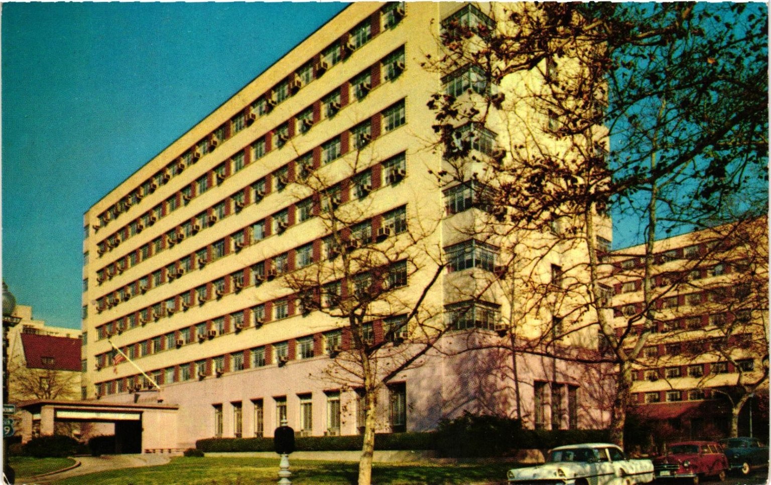 Vintage Meridian Hill Hotel for Women Postcard Washington DC Chrome