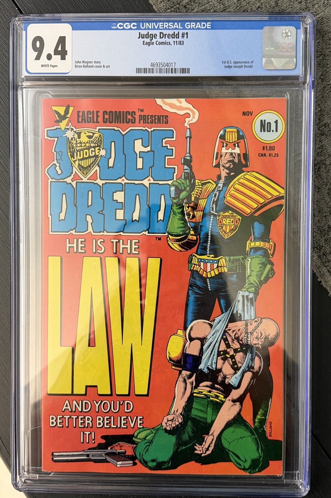 Judge Dredd #1 CGC 9.4 