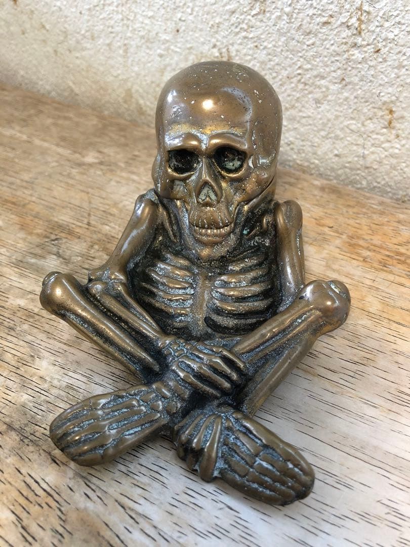 Antique early 19thC skull Inkwell Neighborhood Industrial