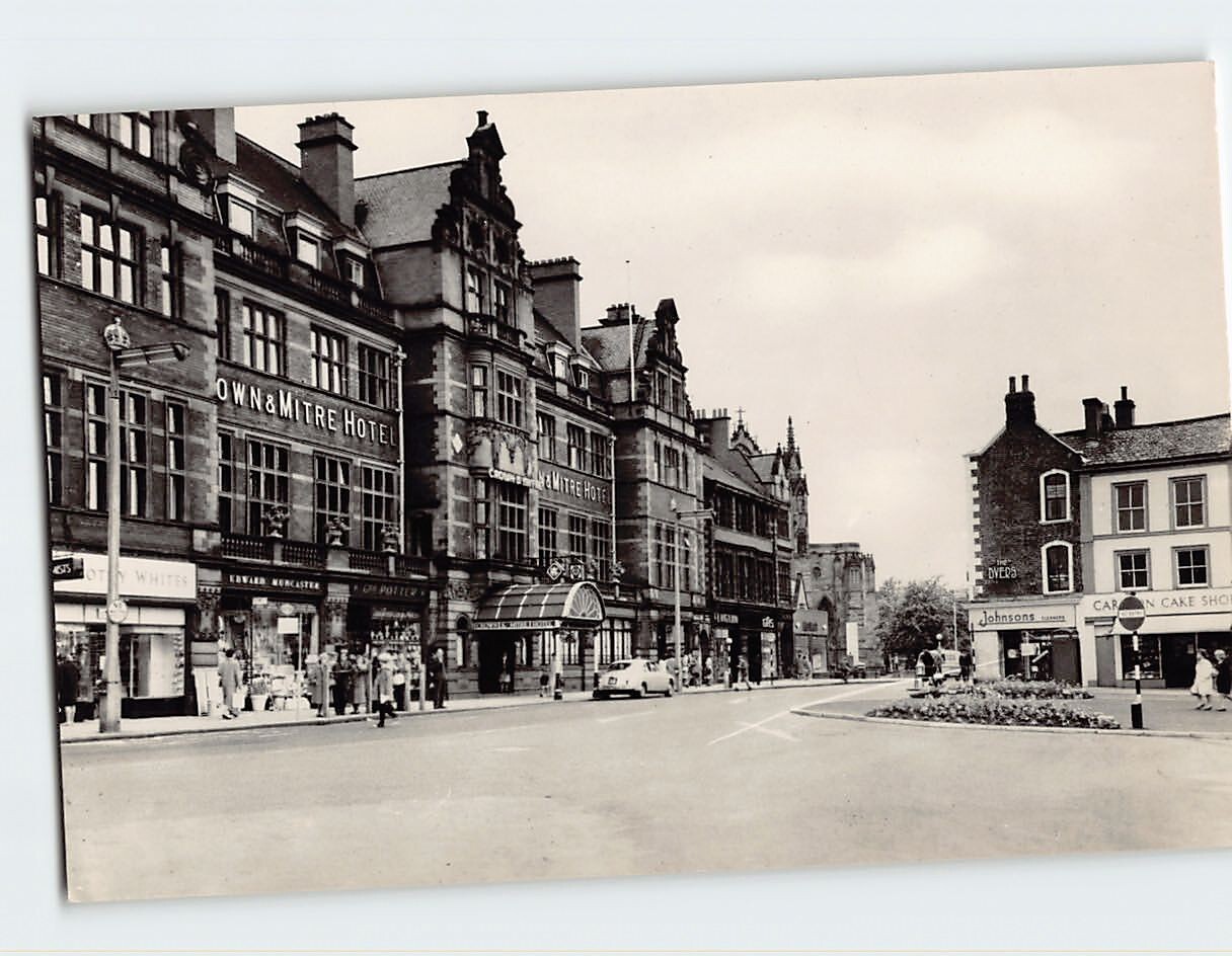 Postcard Crown & Mitre Hotel, Carlisle, England