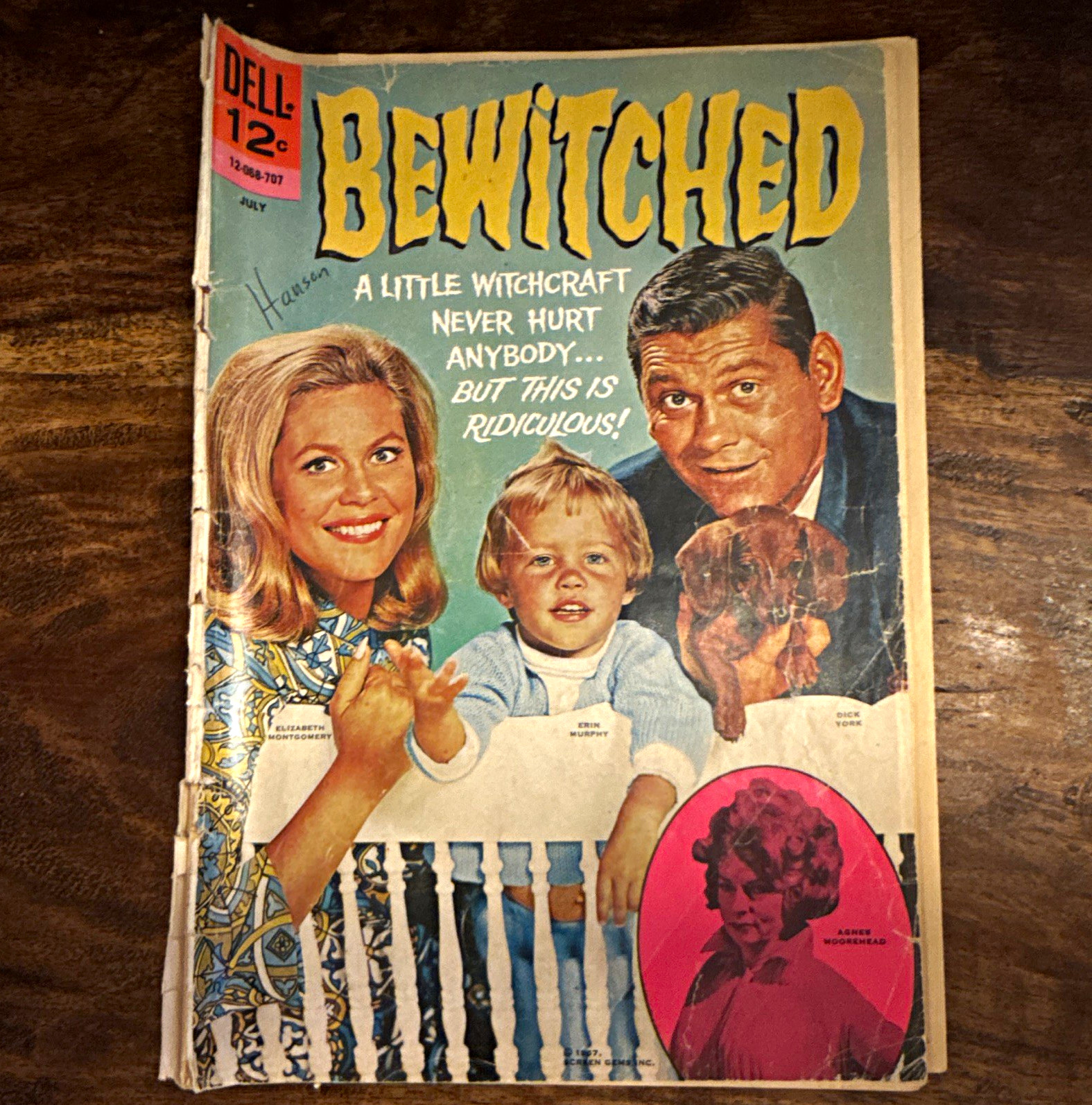 Dell Bewitched 12¢ (Jul 1967) Silver Age Comic Book Single Issue