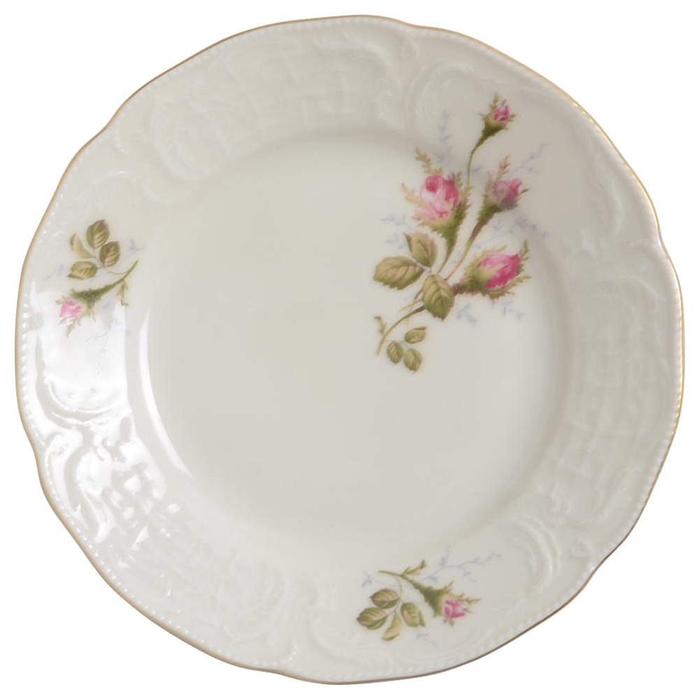 Rosenthal - Continental Ivory Rose Dessert Pie Plate 8554611