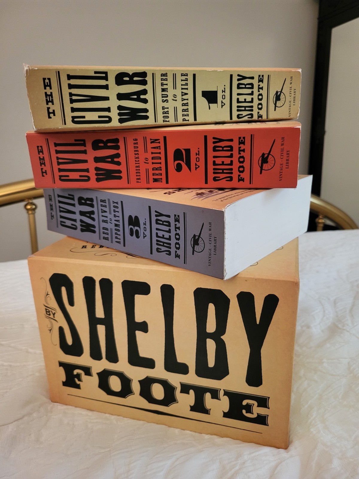 Shelby Foote The Civil War: A Narrative 3-Volume Box Set (1861-65)