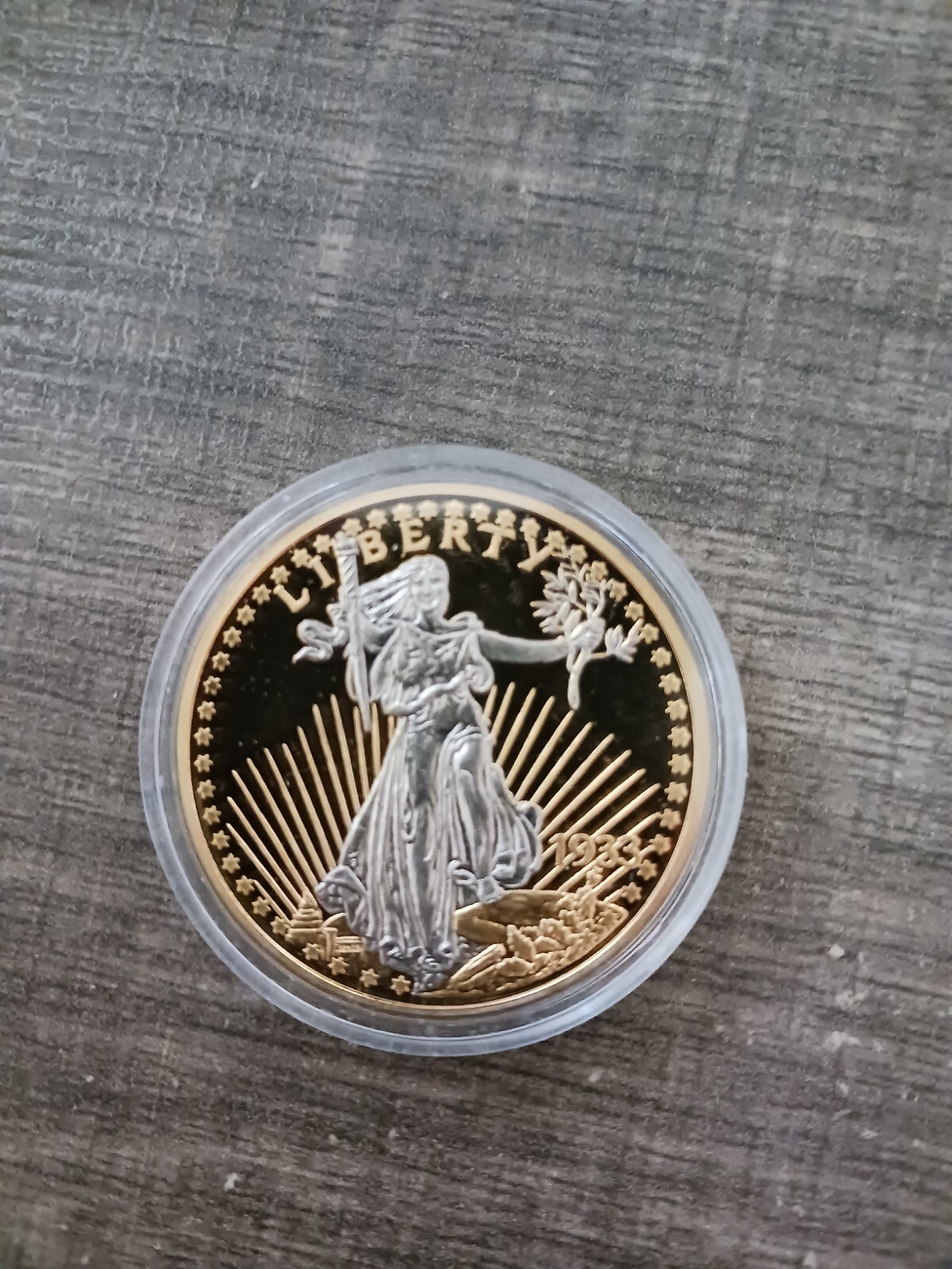 2012 AMERICAN MINT COMMEMORATIVE PLATINUM-ACCENTED 24K LAYERED EAGLE  COA