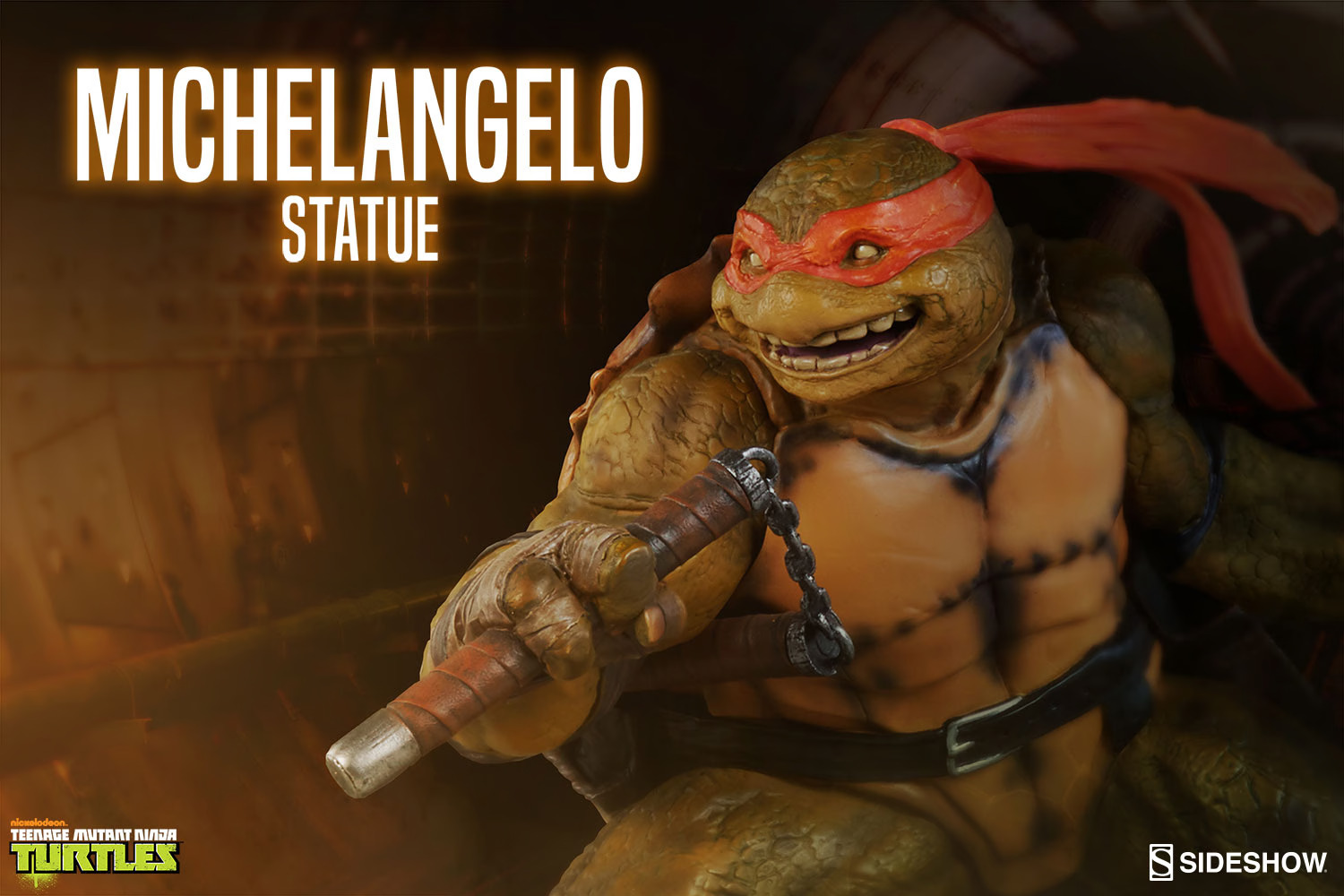 Sideshow Collectibles Michelangelo Teenage Mutant Ninja Turtles NEW RARE TMNT