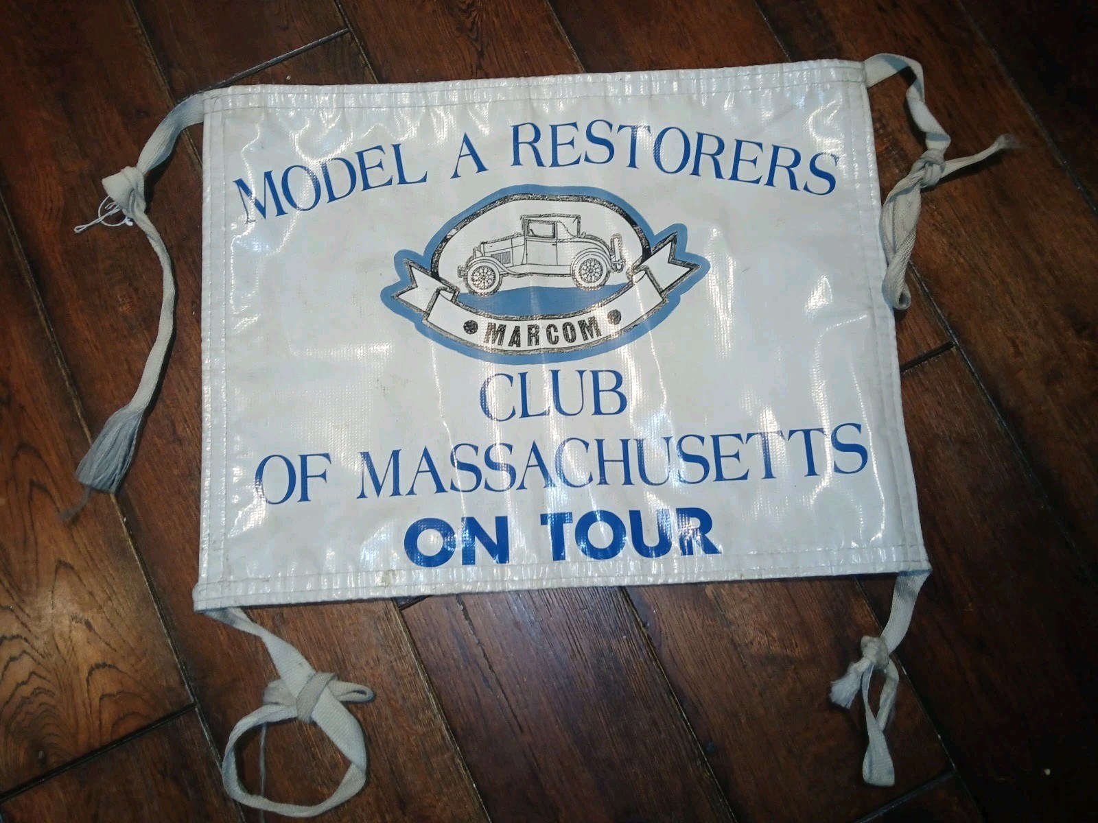 Model A tour Club Of Mass vinyl Tie Back Banner Model A tour Club Of Mass vinyl Tie Back Banner