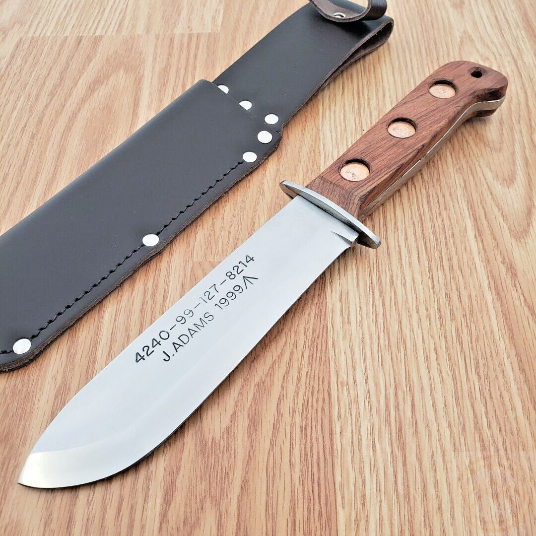 J. Adams Sheffield England MOD Fixed Knife 7\