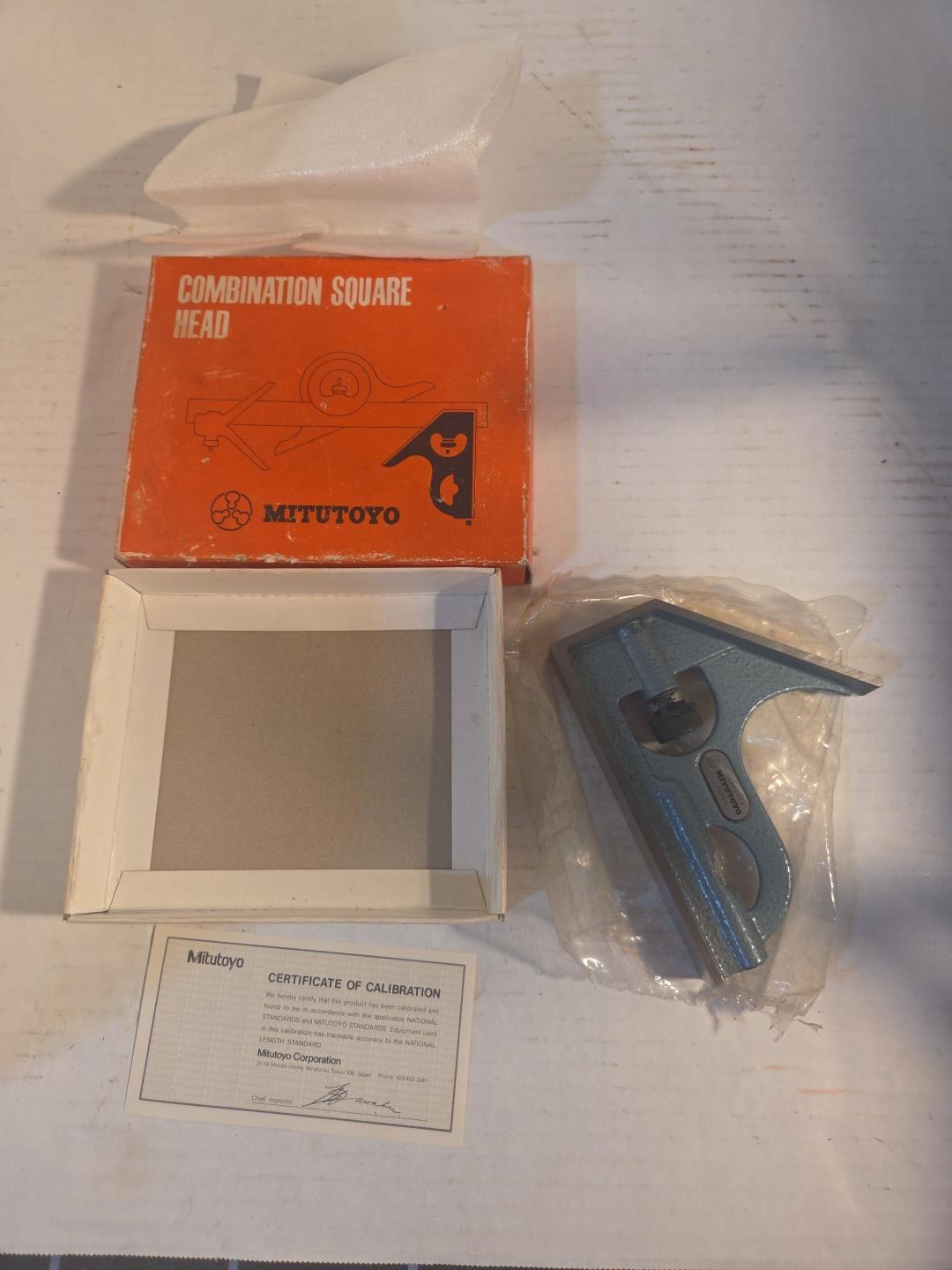 Mitutoyo 180-102 Combination Square Head 12\