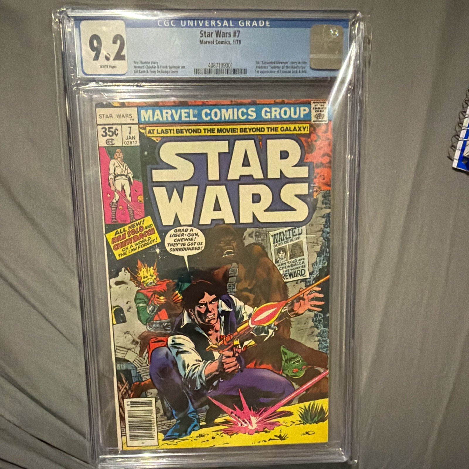 Marvel Star Wars #7 (1978) CGC 9.2 Han Solo Chewbacca Roy Thomas
