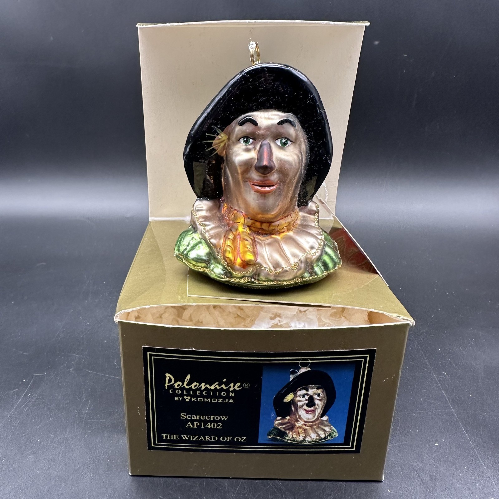 KURT ADLER POLONAISE WIZARD OF OZ COLLECTION SCARECROW ORNAMENT AP1402 3.5