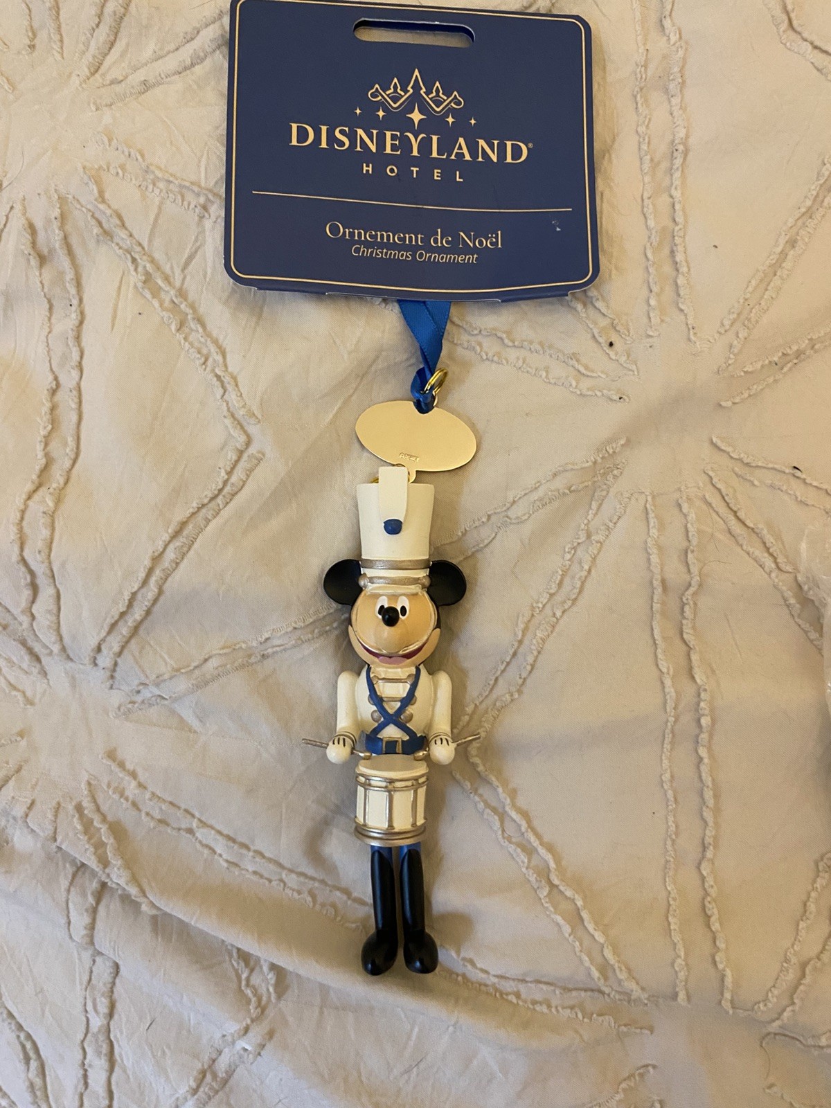Disneyland Paris Mickey Mouse Nutcracker Hanging Ornament hotel exclusive 