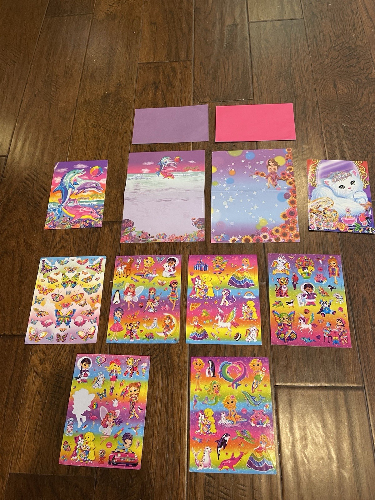Lisa Frank Postcards Stationary And Stickers