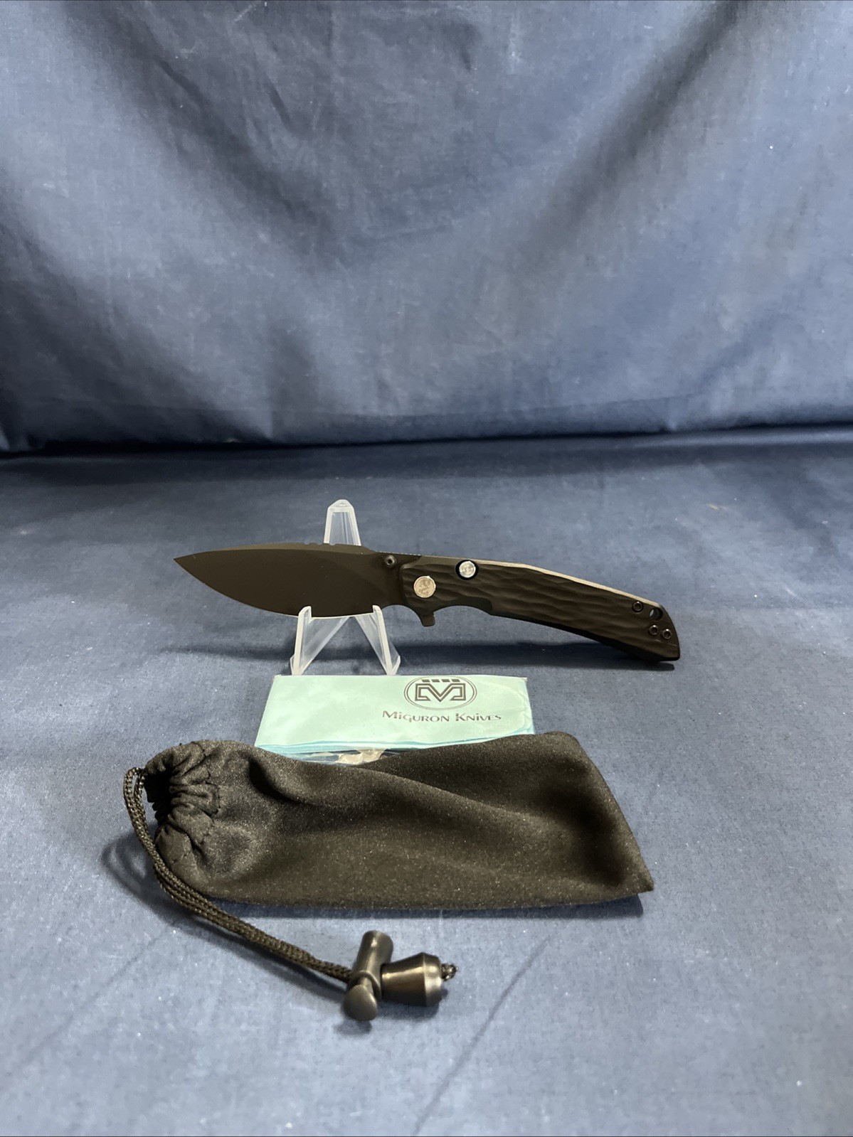 Miguron Celora Button Lock Flipper Knife
