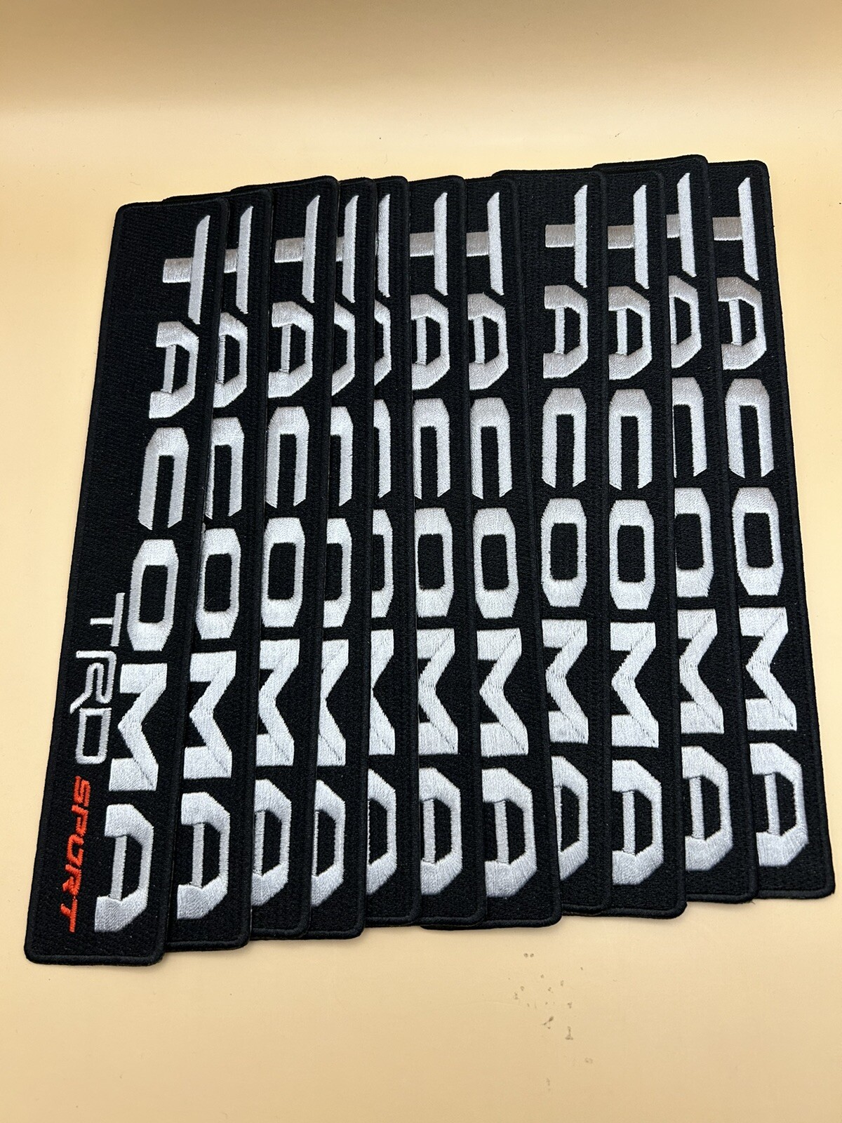 Lot of Ten (10) Toyota Tacoma TRD Sport Embroidered Patches 1.5\