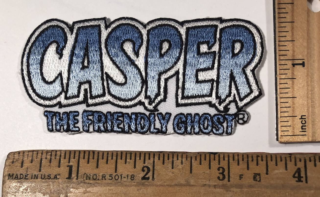 Vintage 2003 Casper The Friendly Ghost Name Logo Patch Cartoon TV Show Harvey