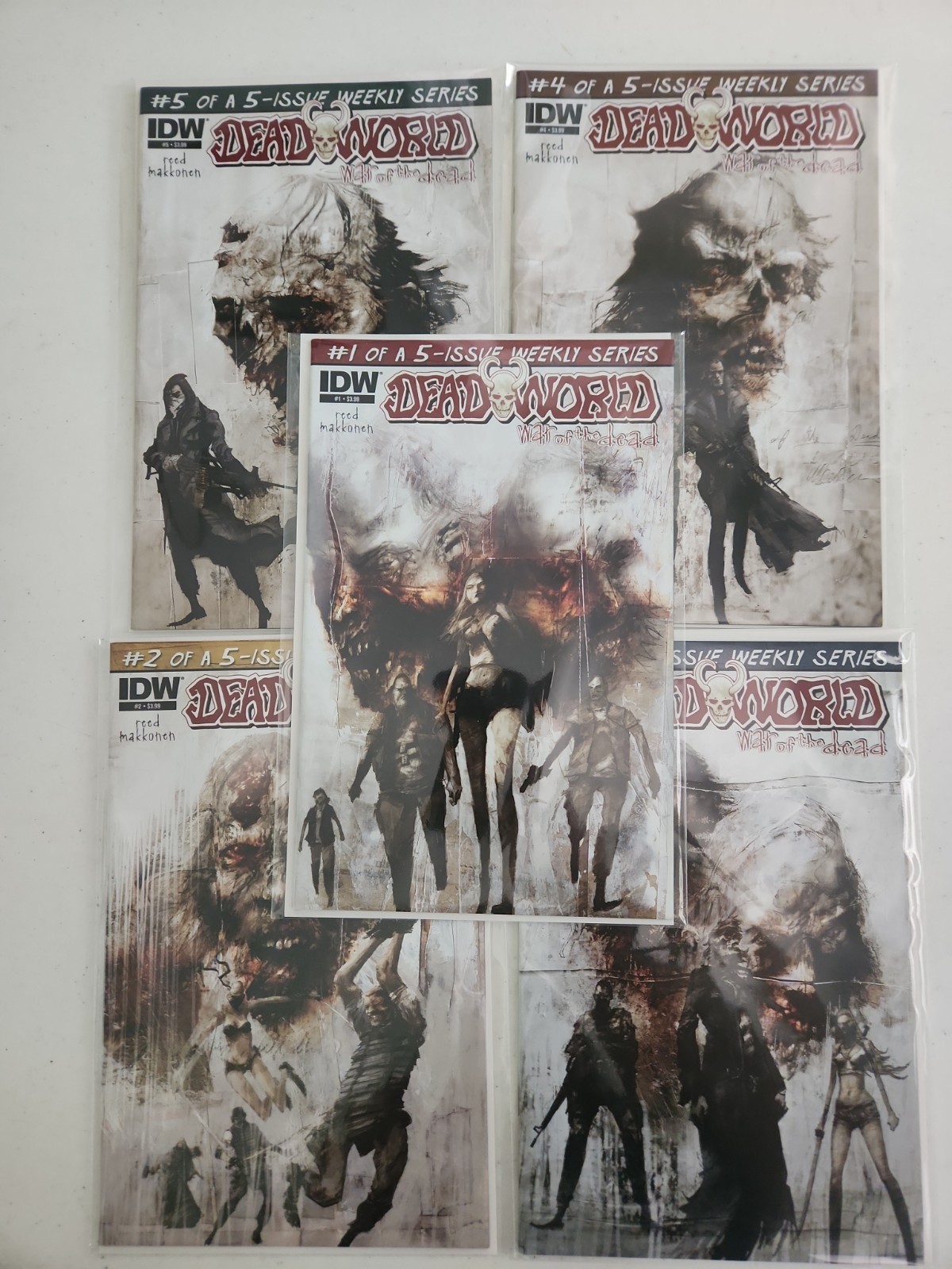 Deadworld: War of the Dead #1–5 (IDW 2012) NM Complete Set Zombie Horror Full