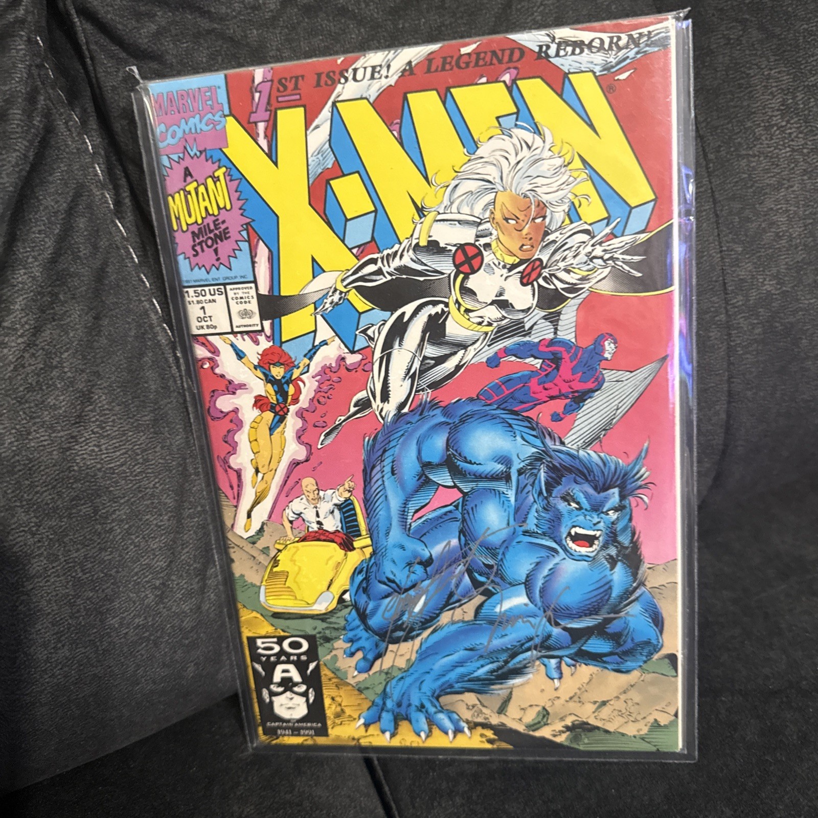 X Men Comic Book Signed Chris and Jim