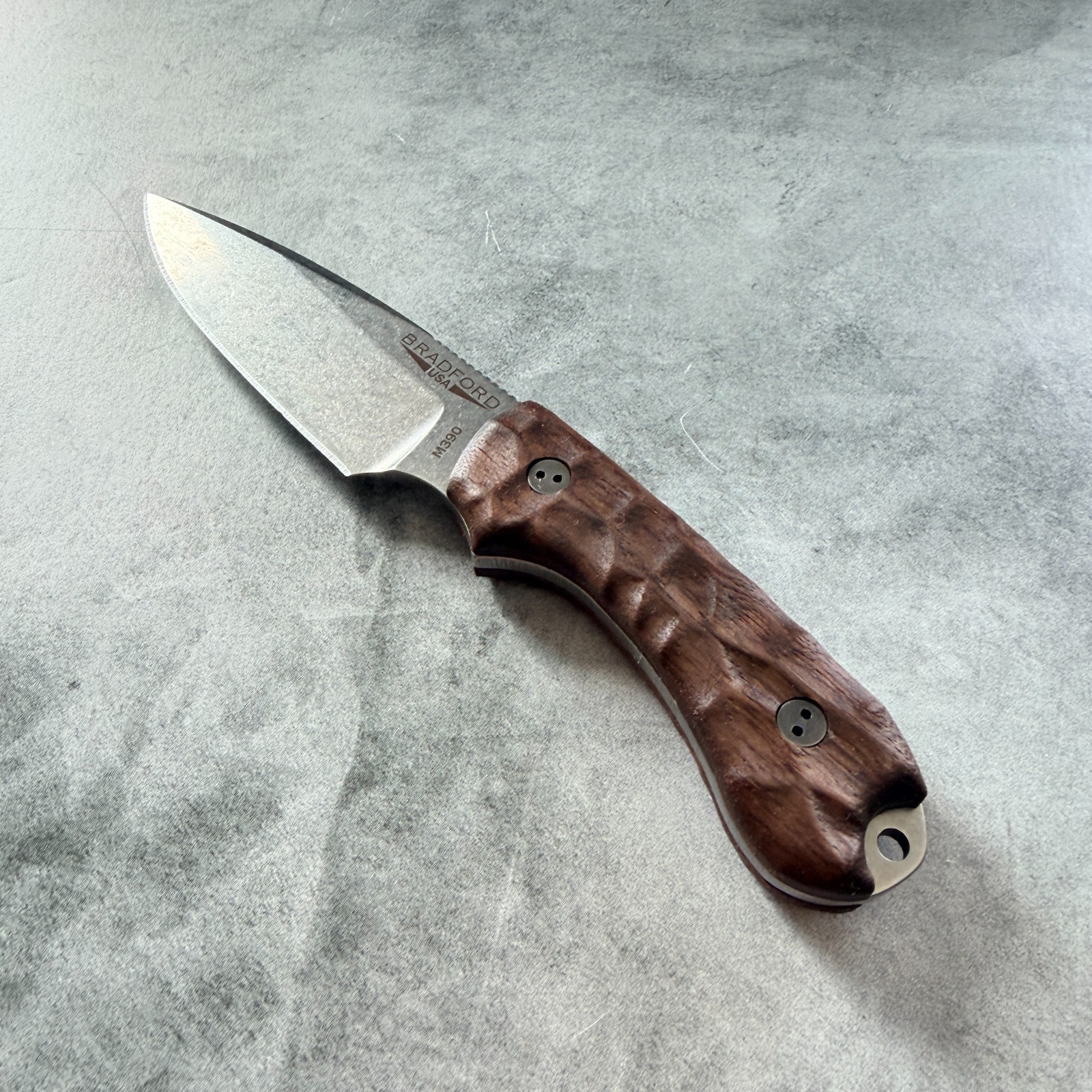 Royalcurl walnut handles Scales for Bradford Knives Guardian 3