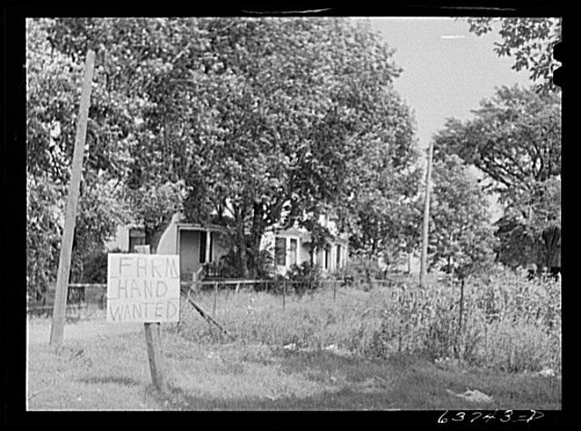 Photo:Detroit Michigan 1940s Farm Hand Wanted Hudson Ordnance Plant