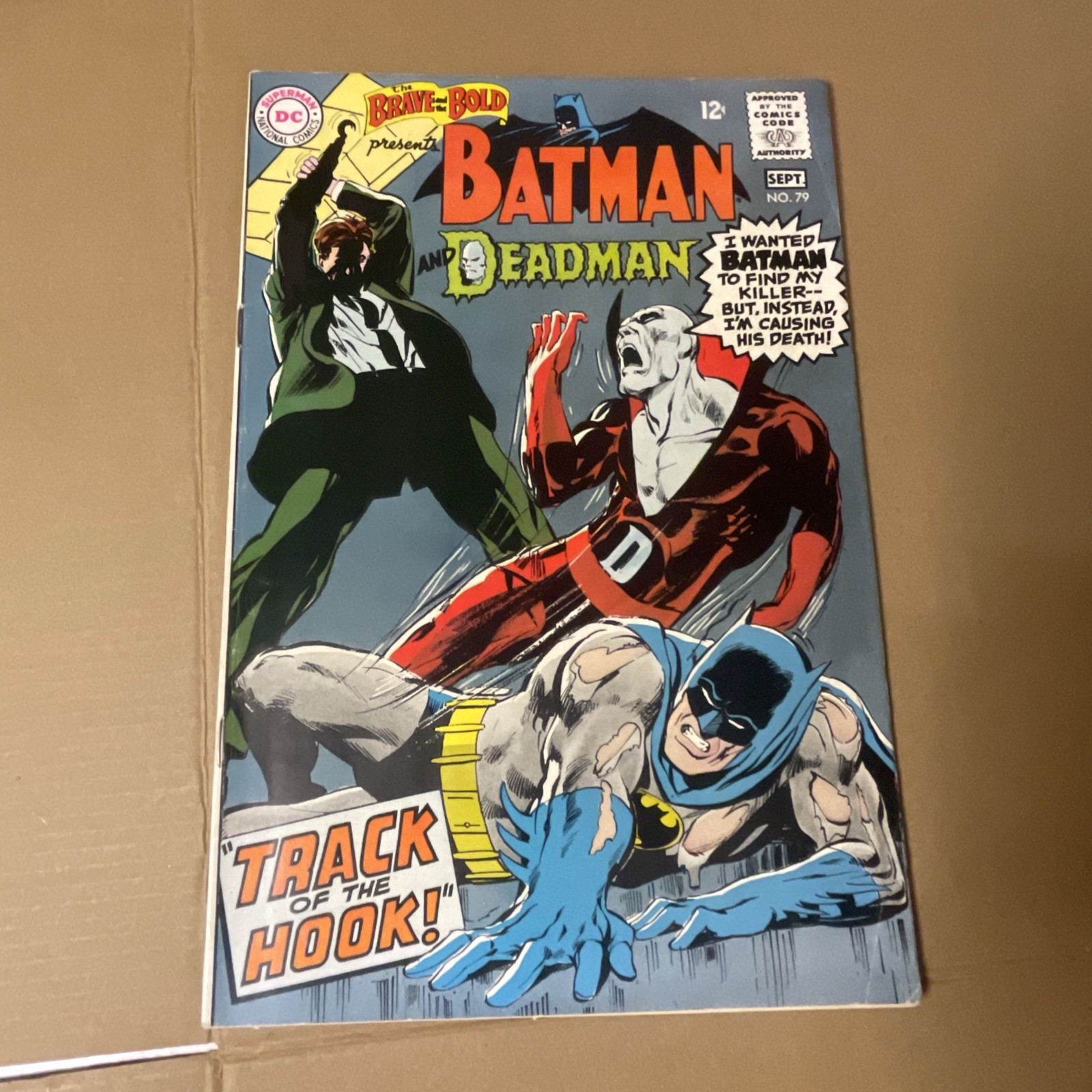 Brave And The Bold 79 FN 1st Batman And Deadman Team up Neal Adam’s 1968 