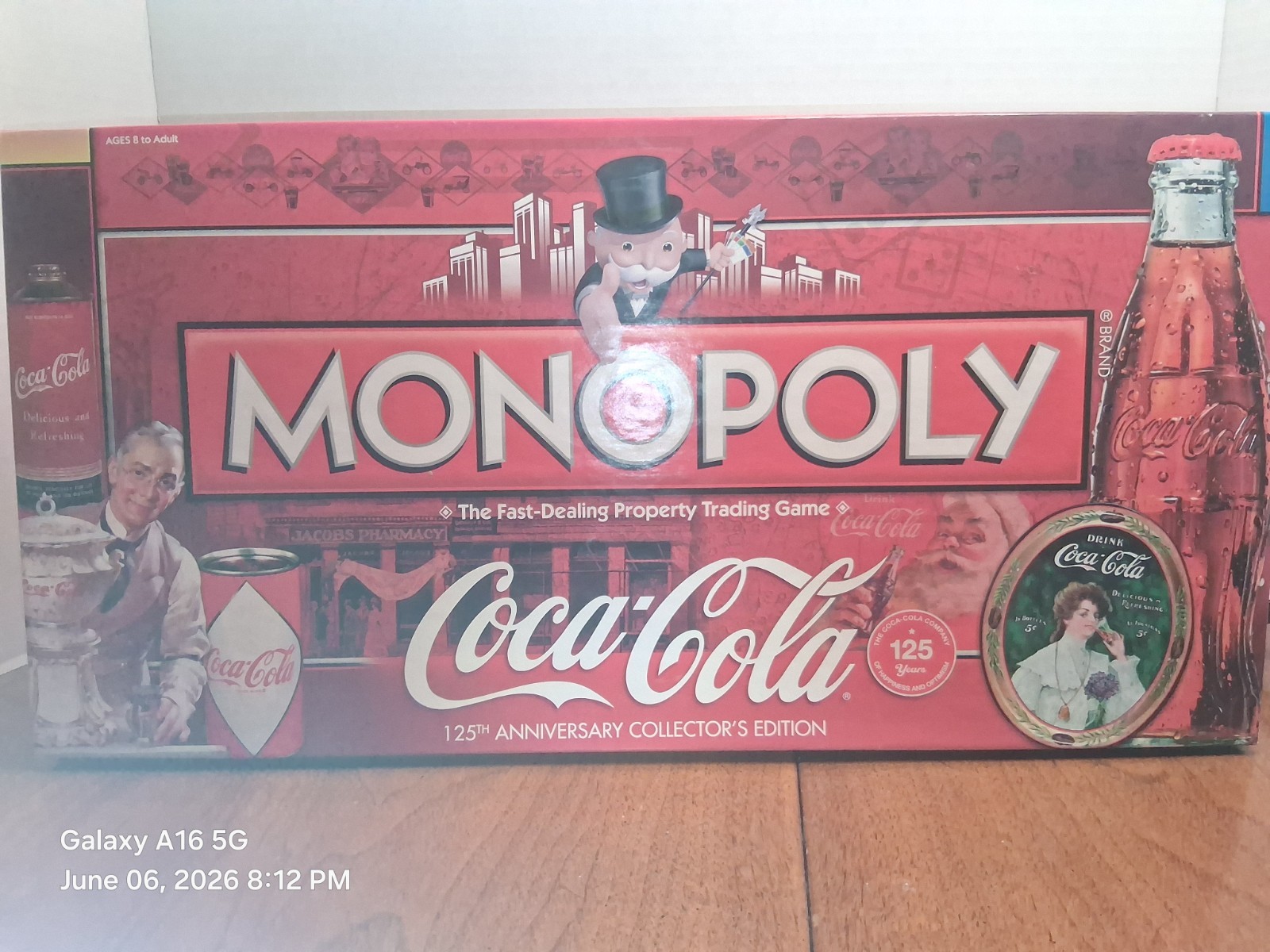 Coca-Cola Monopoly 125th Anniversary Collector’s Edition Board Game Ages 8+ Coca-Cola Monopoly 125th Anniversary Collector’s Edition Board Game Ages 8+