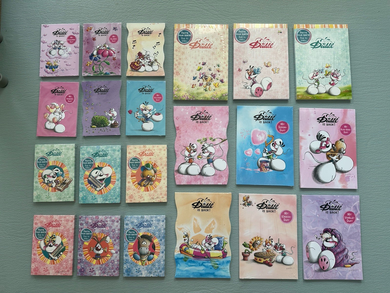 Diddl Is Back Sheets 21 Piece Blocks From Germany / Netherlands / Belgium