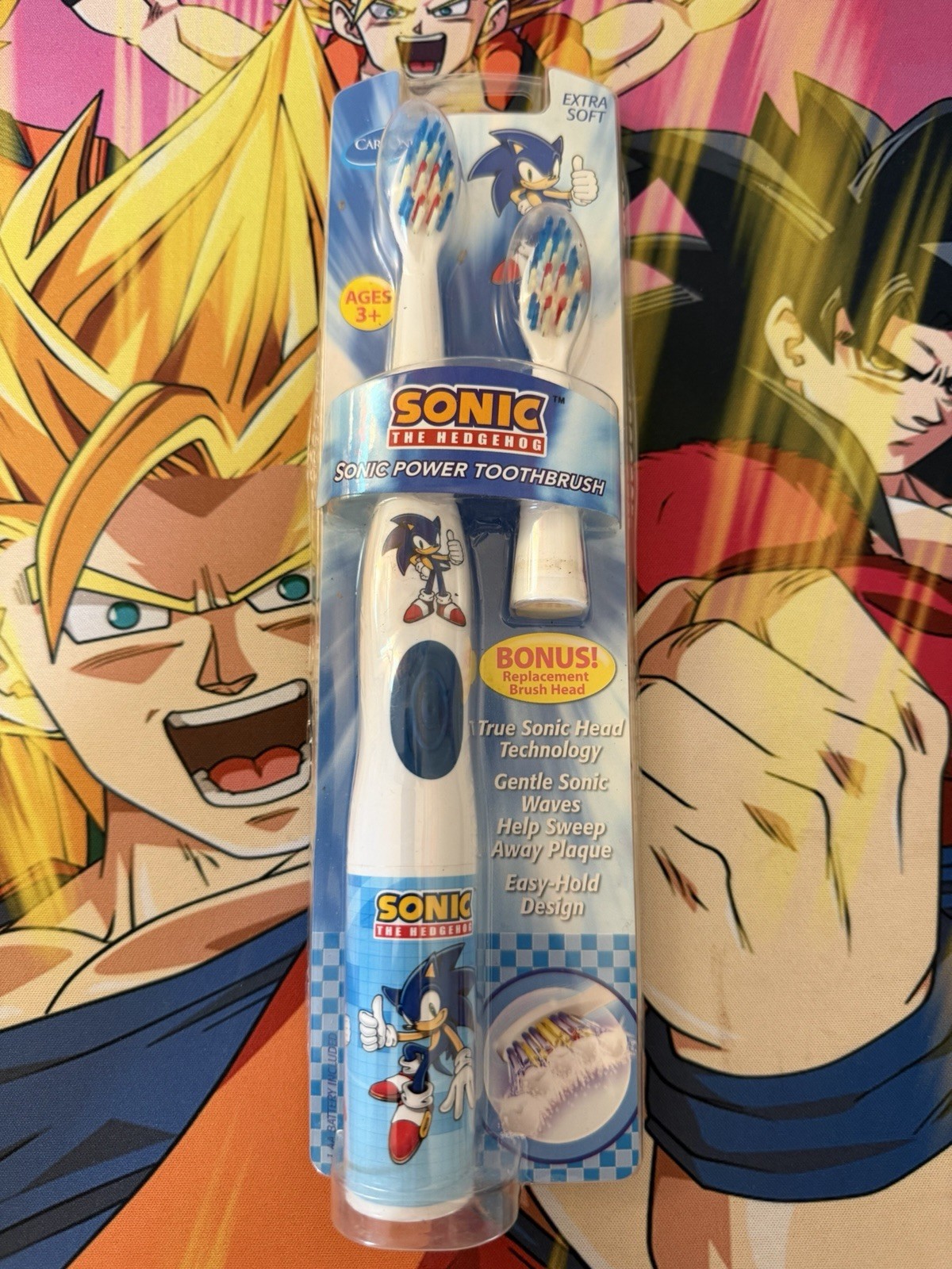CareOne Sonic The Hedgehog Electric Toothbrush - Brand New Sealed  - RARE - HTF