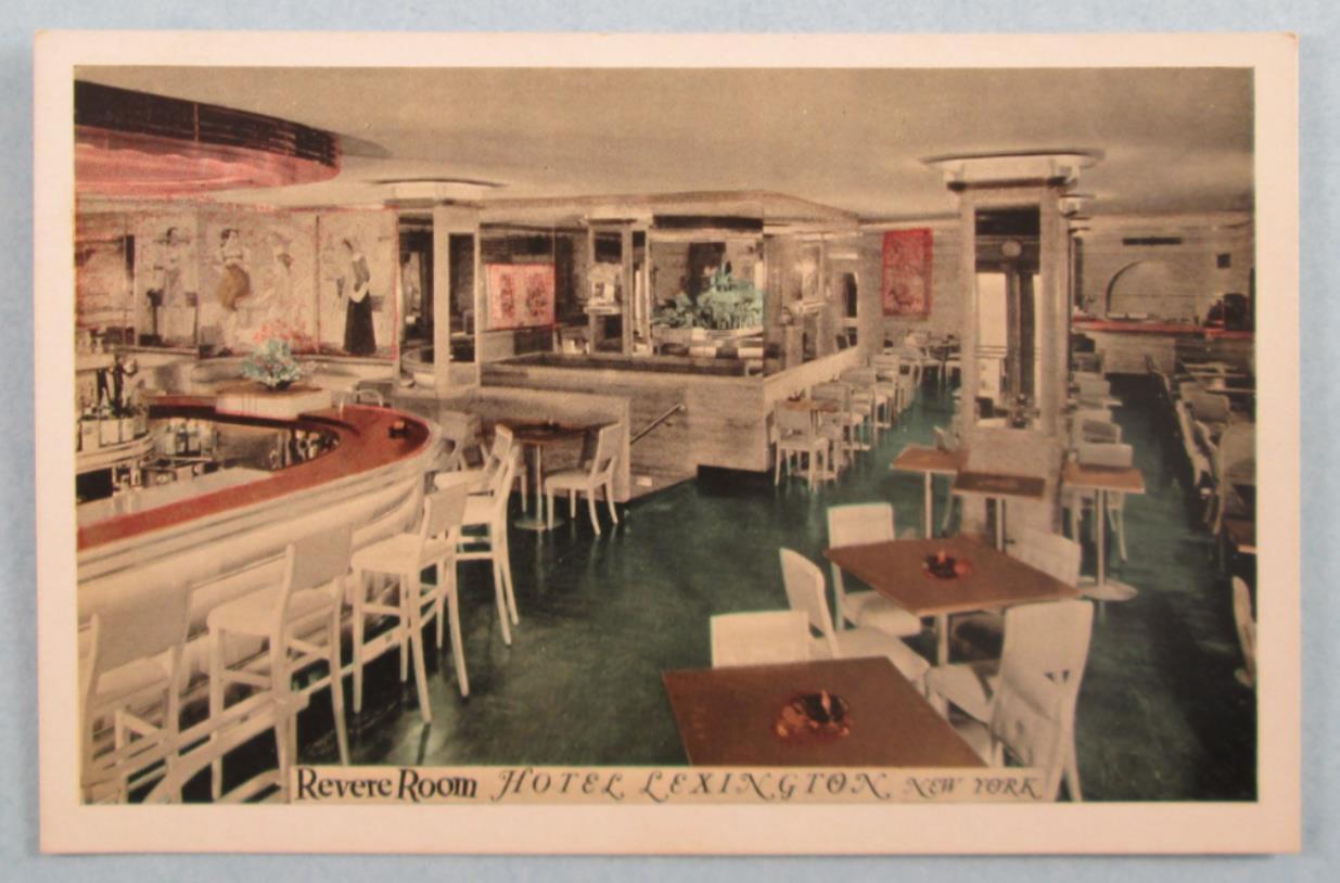 The Revere Room, Hotel Lexington, New York, NY Postcard (#3970)